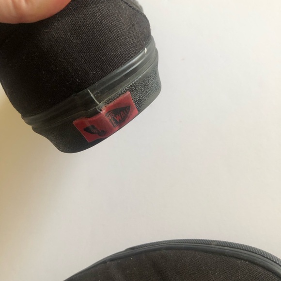 Black Classic Slip On Vans - Picture 12 of 16